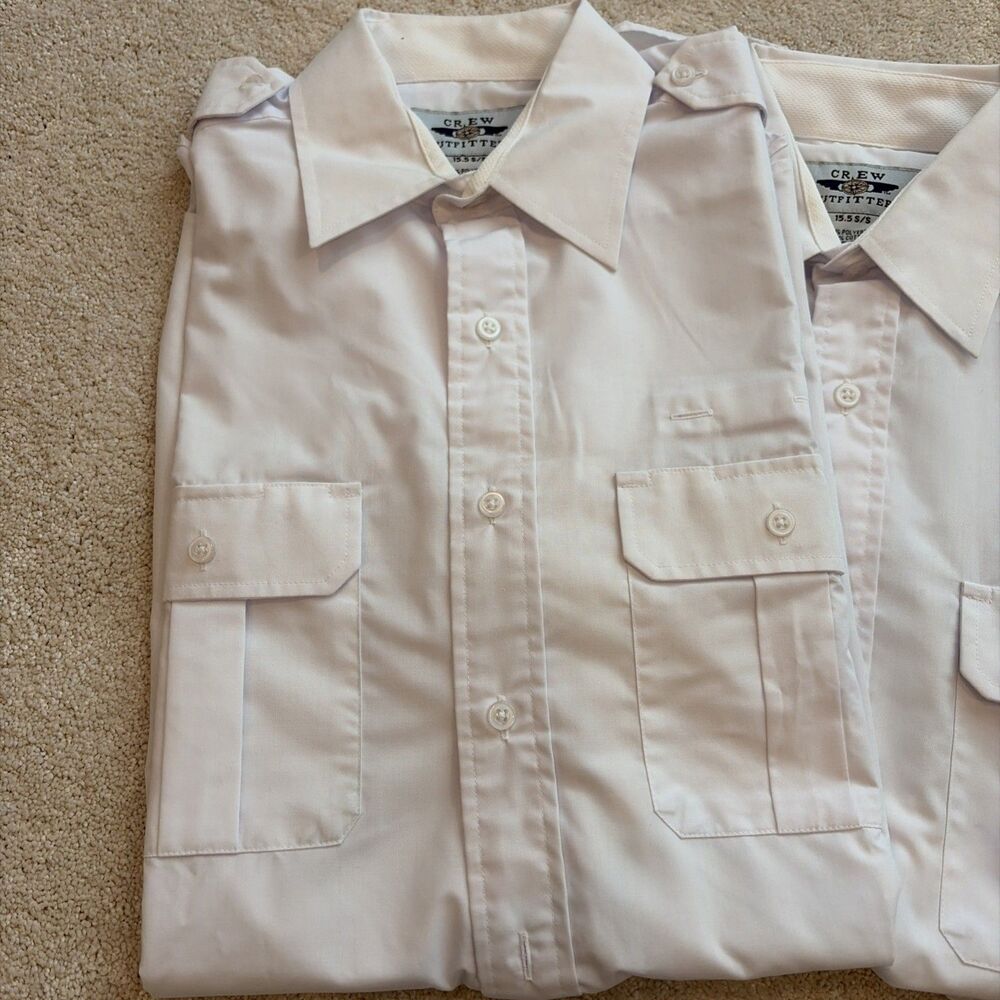 Crew Outfitters Men's Short Sleeve Pilot Shirt 15.5 S/S
